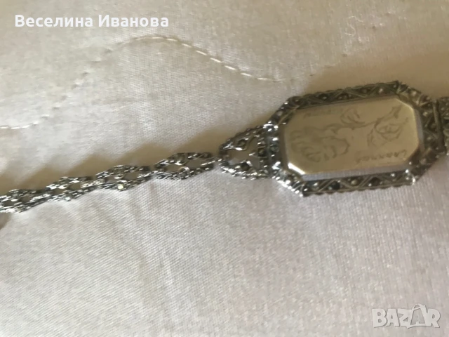 Сребърна поръчкова гривна ръчна изработка, снимка 8 - Гривни - 51307306