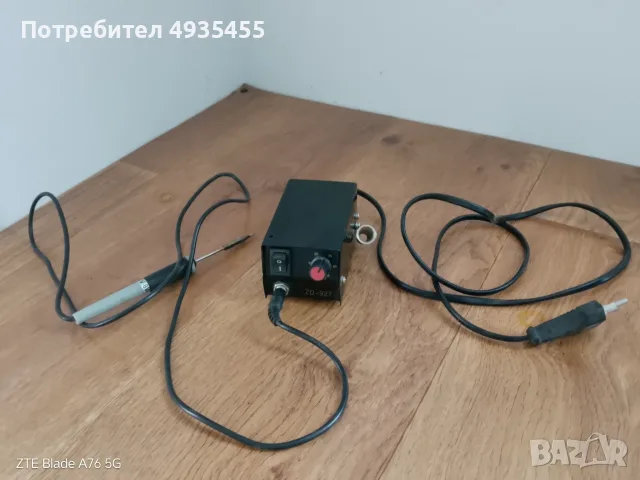 Мини Поялна Станция 8W с Регулация / Компактна ZD-927 - Zhongdi ZD-927, снимка 6 - Поялници и запояване - 56214660