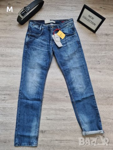 НОВИ жестоки мъжки дънки HAMUR + ПОДАРЪК- НОВ КОЛАН на намаление , снимка 1