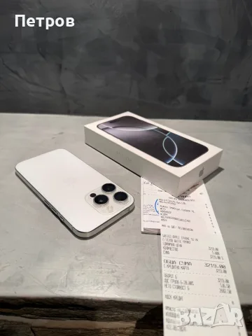 КАТО НОВ Iphone 16 Pro 512 GB White