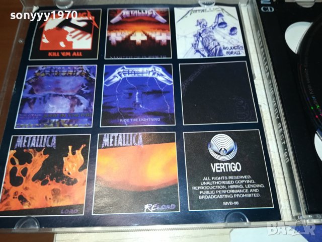 METALLICA CD X2бр 0311231007, снимка 5 - CD дискове - 42833566