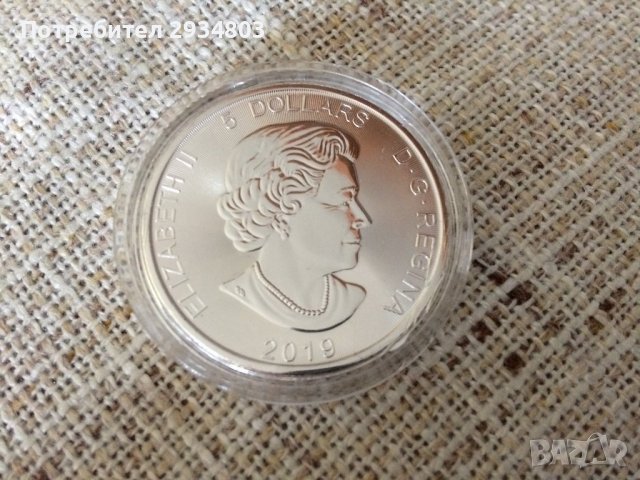 Серия "Хищници" Канада 4 броя чисто сребро лимитирана серия Royal Mint Canada, снимка 8 - Нумизматика и бонистика - 38895042