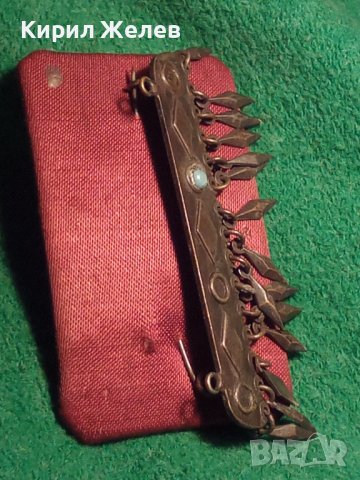 СТАРА РЕТРО ЕТНО СТИЛ БРОНЗОВА БРОШКА 24852, снимка 3 - Антикварни и старинни предмети - 34424905