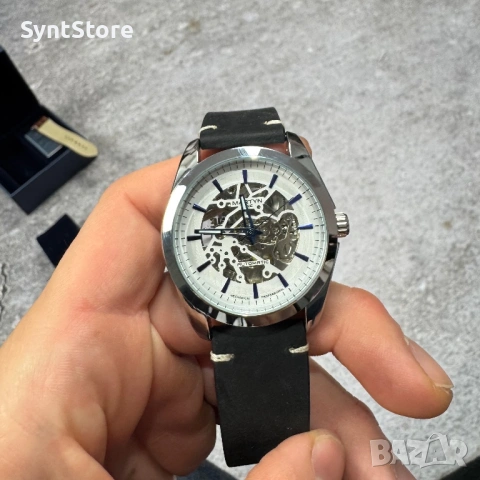 Автоматичен часовник Martyn Line – КАТО НОВ – Пълен комплект + ПОДАРЪК каишка, снимка 5 - Мъжки - 53235376