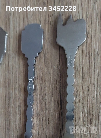 лъжички за колекционери 4 броя , снимка 6 - Антикварни и старинни предмети - 53212227