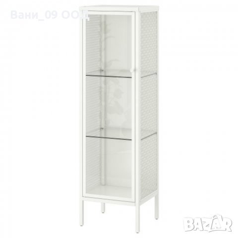 Стъклена витрина от стомана и закалено стъкло