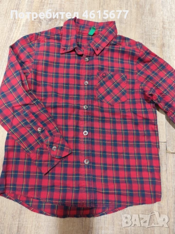 ризка за момче на Benetton , снимка 2 - Детски ризи - 52055712