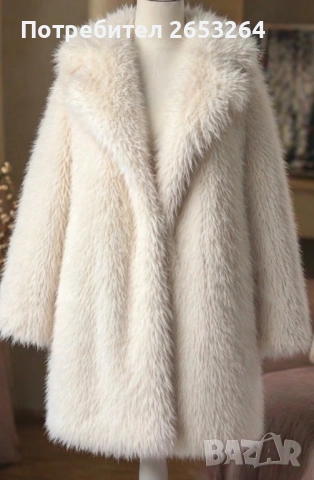 Пухкаво зимно палто