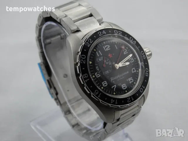 ВОСТОК КОМАНДИРСКИЕ АВТОМАТИЧЕН-GMT ref: 02019А, снимка 11 - Мъжки - 41667266