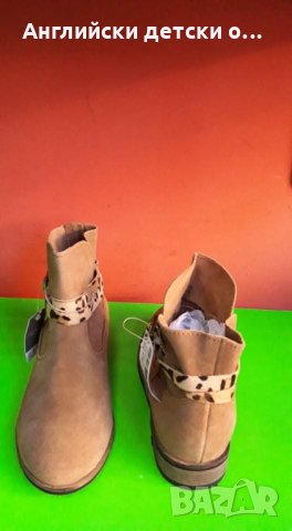 Английски детски боти естествена кожа-велур-NEXT, снимка 5 - Детски боти и ботуши - 30530065