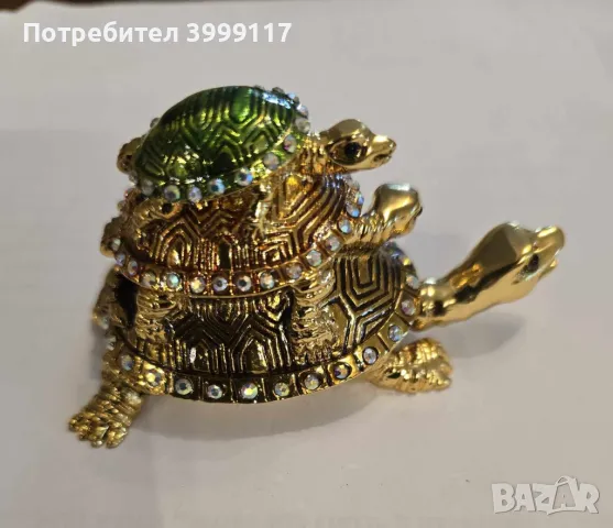 Метална бижутерка - Костенурка , снимка 2 - Романтични подаръци - 47806263