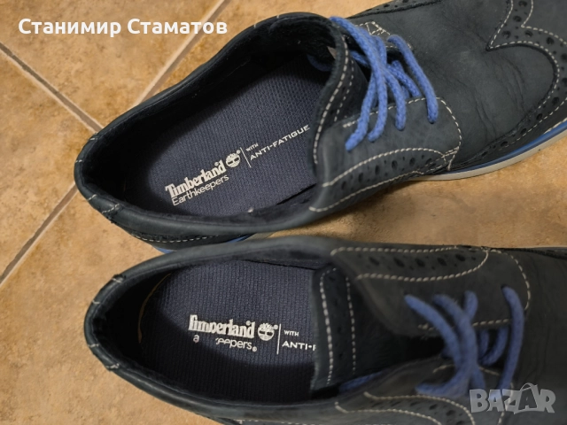 Мъжки обувки от естествена кожа Timberland, снимка 2 - Ежедневни обувки - 52060709