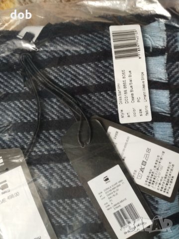 Нов шал G Star Dorala Scarf, оригинал, снимка 6 - Шалове - 30138693