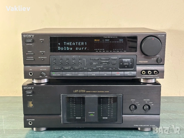 Sony TA-D709 – HI-FI Система от две части (Стъпало и Предусилвател)