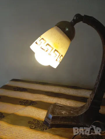Настолна лампа арт деко, снимка 5 - Настолни лампи - 11997682