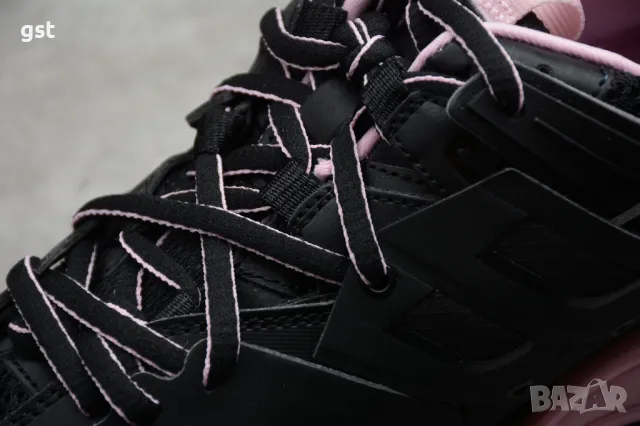 Уникални Редки Balenciaga Track 3.0 Black 🖤💜 Pink Version маратонки кецове мъжки дамски Дизайнерск, снимка 8 - Маратонки - 50387336