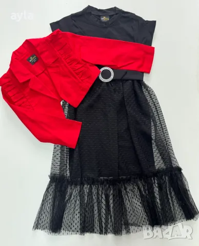 Детска рокля с яке, снимка 3 - Детски рокли и поли - 48630988