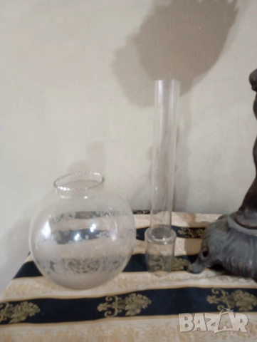Стара газова ( газена ) лампа, снимка 7 - Антикварни и старинни предмети - 52374594