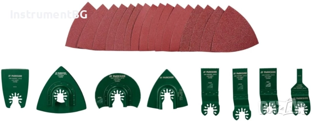 Аксесоари за мултифункционални инструменти PARKSIDE® / 24 части, снимка 2 - Куфари с инструменти - 51814680