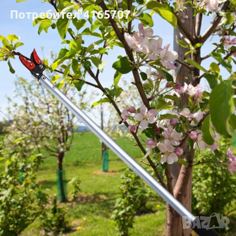 Ножица за клони и бране на плодове 100 см – прецизно рязане без стълба, снимка 7 - Градински инструменти - 53966918