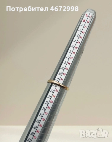 Златен пръстен със диамант, сапфир, рубин и аматист, снимка 8 - Пръстени - 53266087