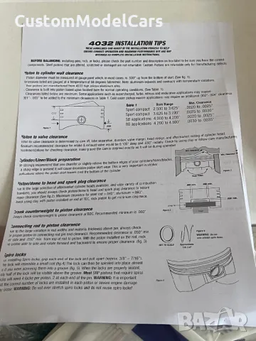 Ковани бутала за BMW 3.0 M54B30 TURBO FCP 84MM CR 9.0, снимка 3 - Части - 49615487