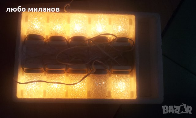 Руска светеща герлянда от едно време за елха, снимка 2 - Колекции - 35006607