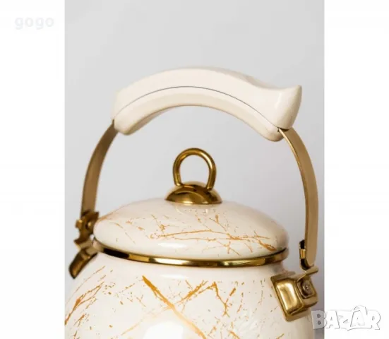 Чайник Goldmann, 2.5л., Емайл, Индукция, снимка 8 - Съдове за готвене - 48441330