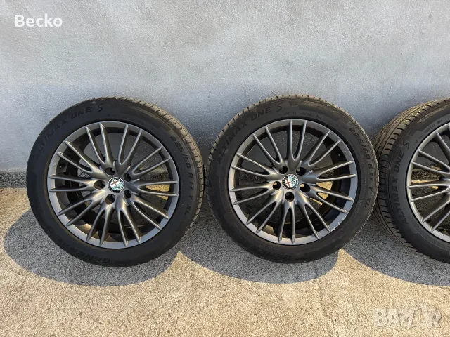 Лети джанти Alfa Romeo 17 5x110, снимка 2 - Гуми и джанти - 56024444