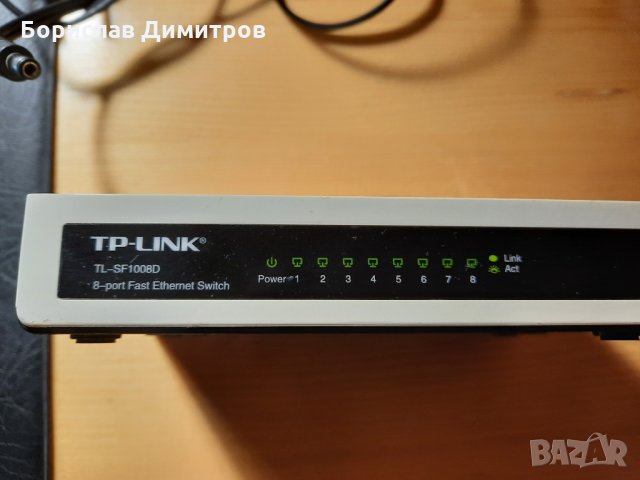 Продавам суич TP-Link TL-SF1008D , снимка 3 - Суичове - 30639615