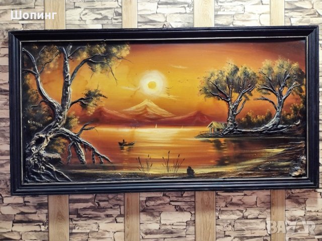 Картина с маслени бои (108 см), снимка 6 - Картини - 36798462