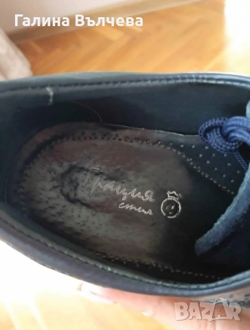 Дамски обувки Gracia, естествена кожа, български, 37 номер., снимка 8 - Дамски ежедневни обувки - 51589702