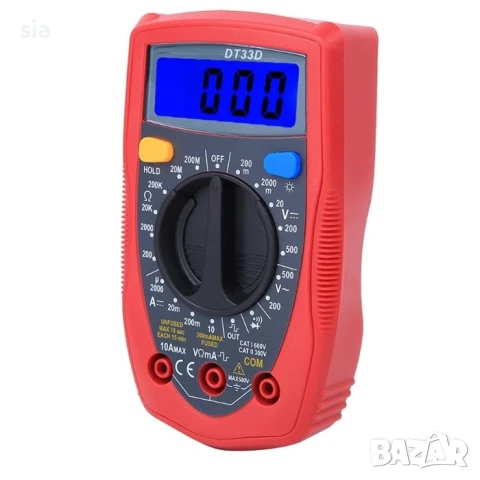 Мултицет с LCD екран, снимка 4 - Аксесоари и консумативи - 51125749