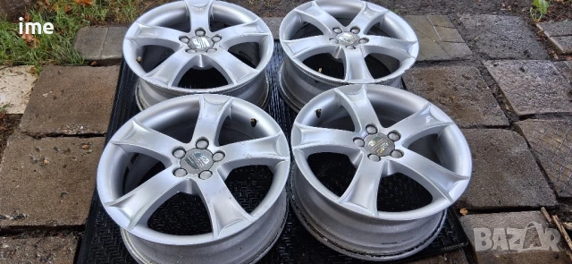 4бр. ляти джанти 6.5J16 ET43. Ronal. 5x100 мм. 57.1 мм среден отвор. OEM 6L0601025M...., снимка 10 - Гуми и джанти - 50922050