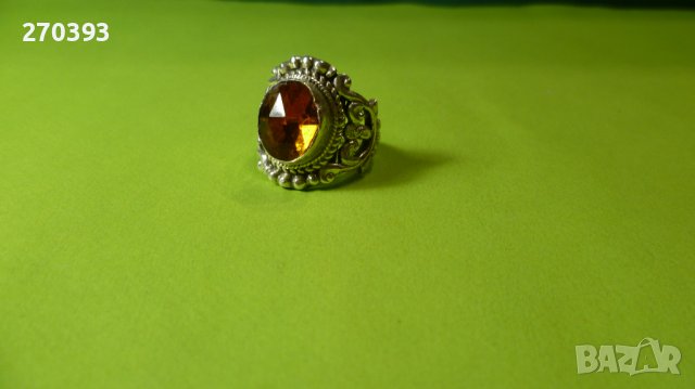 Масивен старинен сребърен пръстен