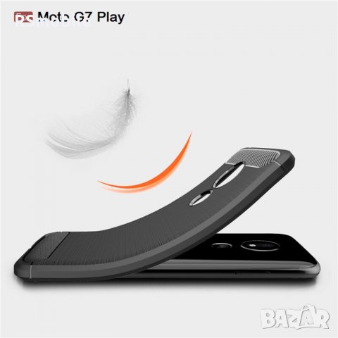 Motorola Moto G7 Play - Удароустойчив Кейс Гръб CARBON, снимка 6 - Калъфи, кейсове - 31436621
