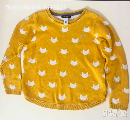 Суитшърт за момиче Okaidi - 5 г./110 см, снимка 6 - Детски пуловери и жилетки - 52866267