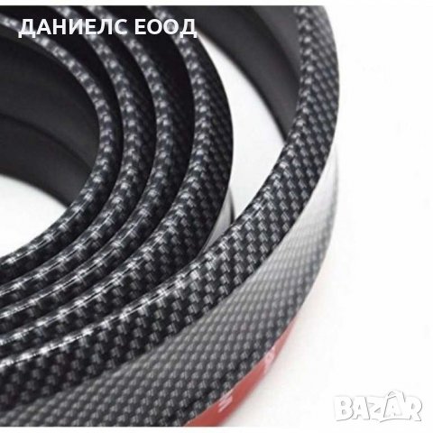 Универсален гумен Лип Спойлер за предна броня, КАРБОН, снимка 6 - Аксесоари и консумативи - 38973505