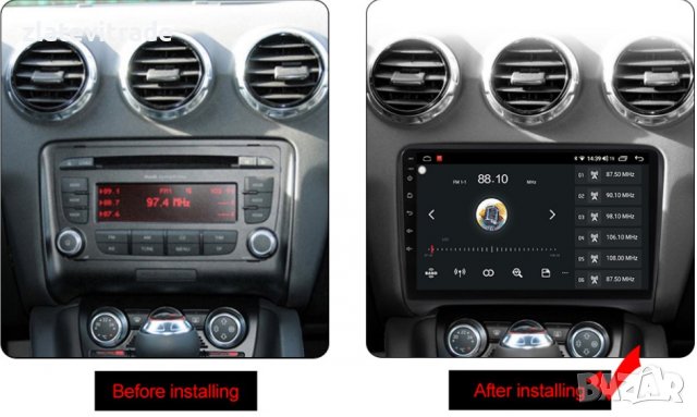 AUDI TT MK2 8J 2006-2014 9" - АНДРОИД НАВИГАЦИЯ, 9527, снимка 5 - Навигация за кола - 40035923