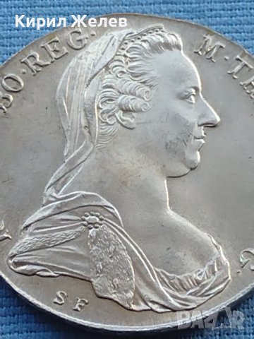 Сребърна монета Австрия талер 1780г. Мария Терезия от Хабсбург 40382 , снимка 8 - Нумизматика и бонистика - 42755861