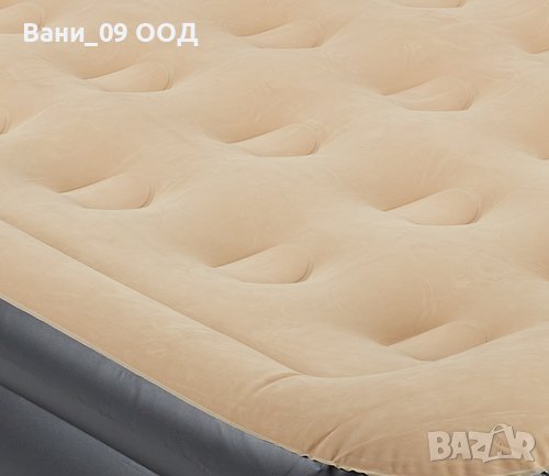 Луксозен надуваем матрак с вградена помпа, снимка 3 - Надуваеми легла - 42215863