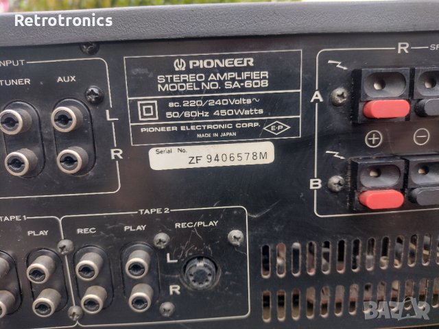 Pioneer CT-F650 & Pioneer SA-608, снимка 18 - Ресийвъри, усилватели, смесителни пултове - 39944160
