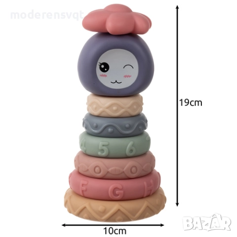 Меки сензорни блокчета - 8 бр, снимка 6 - Дрънкалки и чесалки - 52550576