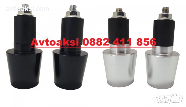 Тапи за дръжките на мотоциклет Rizoma Черни/Никел-2542, снимка 3 - Аксесоари и консумативи - 29124155