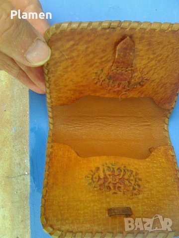 Старо дамско портмоне от естественна кожа, снимка 3 - Други ценни предмети - 38327381