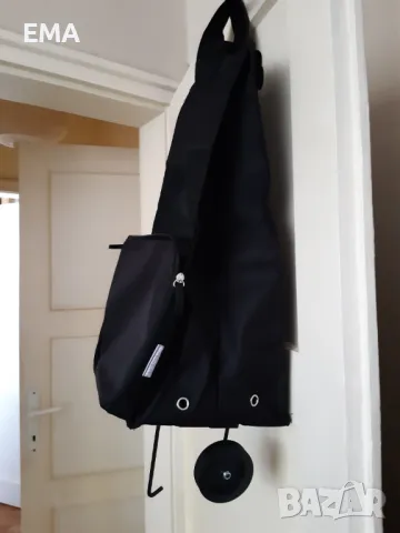 Чанта удобна сгъваема с две колелца - НОВА/ за багаж, за пазар, снимка 6 - Сакове - 50053114