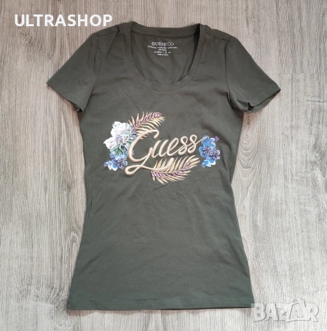 Guess S size ДАМСКА тениска, снимка 4 - Тениски - 54257259