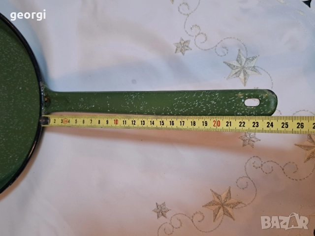 ретро емайлиран тиган 11/6, снимка 7 - Съдове за готвене - 51887390