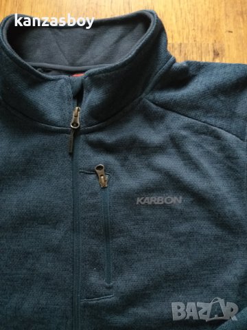 karbon men's full zip jacket - страхотно мъжко горнище ХЛ ДЕБЕЛО, снимка 3 - Спортни дрехи, екипи - 44264205