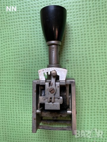 Стар немски ГДР печат номератор